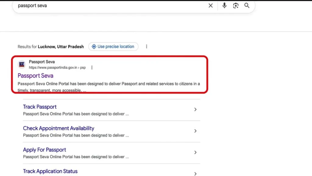 Passport Seva